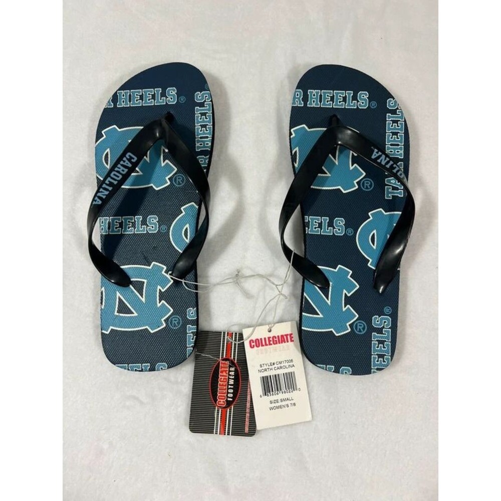 Official NC Tar Heels Flip Flops - W 7/8; M 5/6